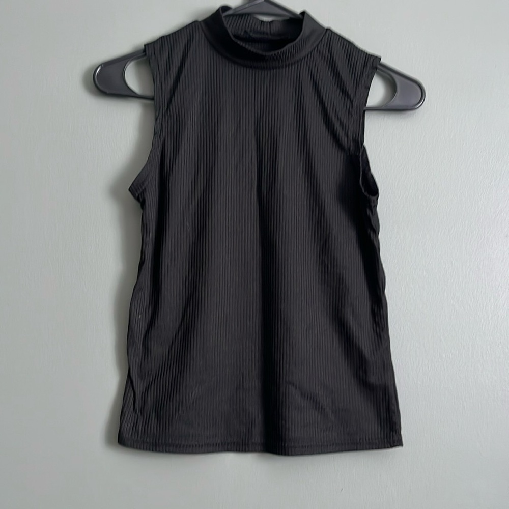 Black tank top